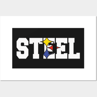 Steel Pittsburgh Football Posters and Art